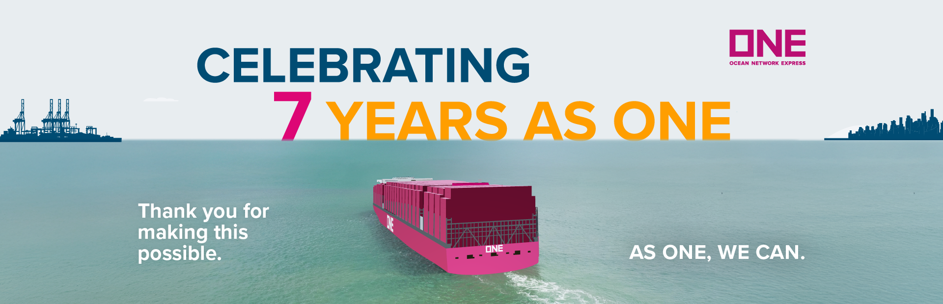 Celebrating 7 years as ONE